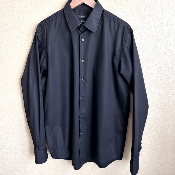 Boss Regular Fit Easy Iron Long Sleeve Button Down Shirt - Picture 2 of 8